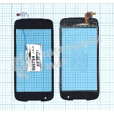 Сенсорное стекло (тачскрин) для Fly IQ4405 Quad EVO Chic 1, черное