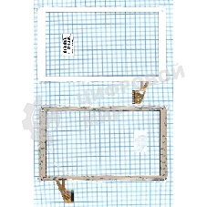 Сенсорное стекло (тачскрин) VTCP010A18-FPC-4.0, белое