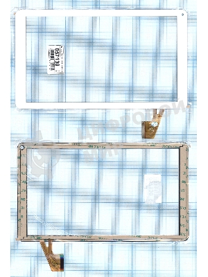 Сенсорное стекло (тачскрин) VTCP010A18-FPC-4.0, белое