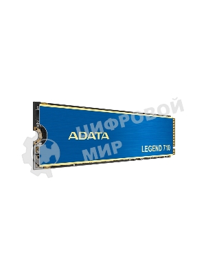 Накопитель SSD ADATA LEGEND 710, 1Tb, PCIe 3.0 x4, M.2 2280, NVMe, R/W 2400/1800, с радиатором