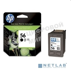 Картридж струйный HP №56 C6656AE черный для HP PCS 2100/DJ 5550/450/PS 7150/7350/7550 (520 стр.)
