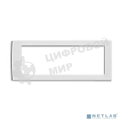 Универсальная рамка 6 модулей, серебристый, RAL 9006 DKC / ДКС F00015G In-liner Aero