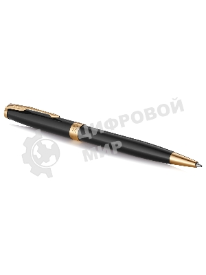 Ручка шариковая Parker Sonnet Core K530 (CW1931497) LaqBlack GT, M, черные чернила, подарочная коробка