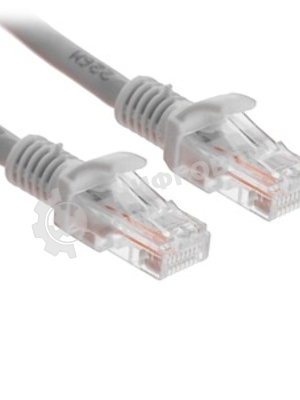 Патч-корд LSZH медный UTP Cablexpert PP30-2M cat.5e, 2м, литой, многожильный, серый