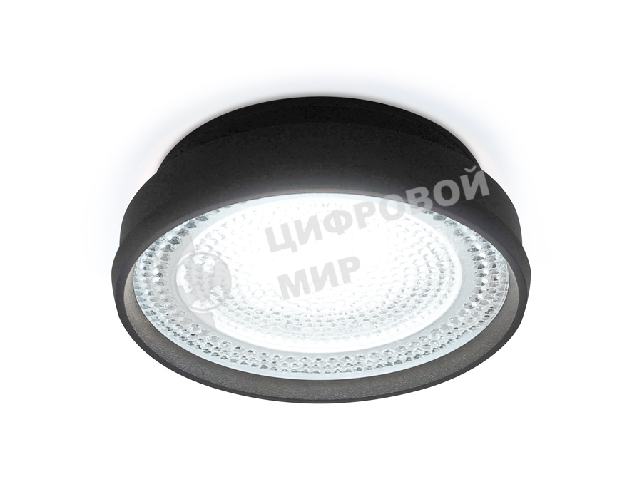 Светильник Ambrella light TN346 SBK черный песок GU5.3 D85*45