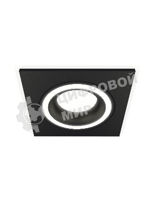 Комплект встраиваемого светильника Ambrella light XC7632040 SBK черный песок MR16 GU5.3 (C7632, N7111)