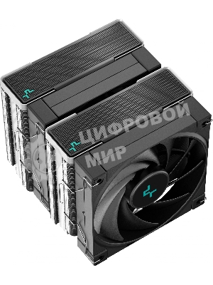 Кулер для процессора DEEPCOOL AK620 черный, 120 мм, алюминий/медь, 1850 об/мин, 28 дБ, 4 pin, 260 Вт, 162 мм