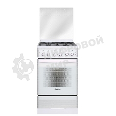 Плита газовая Gefest ПГ 5300-02 0040 белый, конфорок 4 шт, духовка 52 л, 50 см x 85 см x 58.5 см