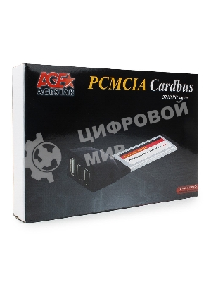 Контроллер eSATAII AgeStar as-eces2-s, Expresscard, порты: 2 х внешн. eSATAII (SILICON 3132 chip)