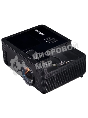 Проектор INFOCUS IN136ST DLP, 4000 ANSI Lm,WXGA (1280x800), 28500:1, 0.521:1, 3.5мм in,Composite video, VGA, HDMI 1.4a x3 (поддержка 3D), USB-A (для SimpleShare и др.), лампа 15000ч.(ECO mode),3.5мм out, Monitor out(VGA),RS232,RJ45,21дБ, 4,5 кг.