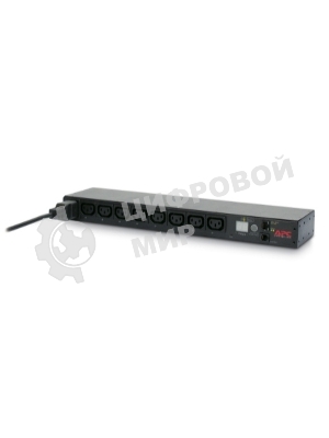 Сетевой фильтр APC Rack PDU, Switched, 1U, 16A, 208/230V, (8)C13