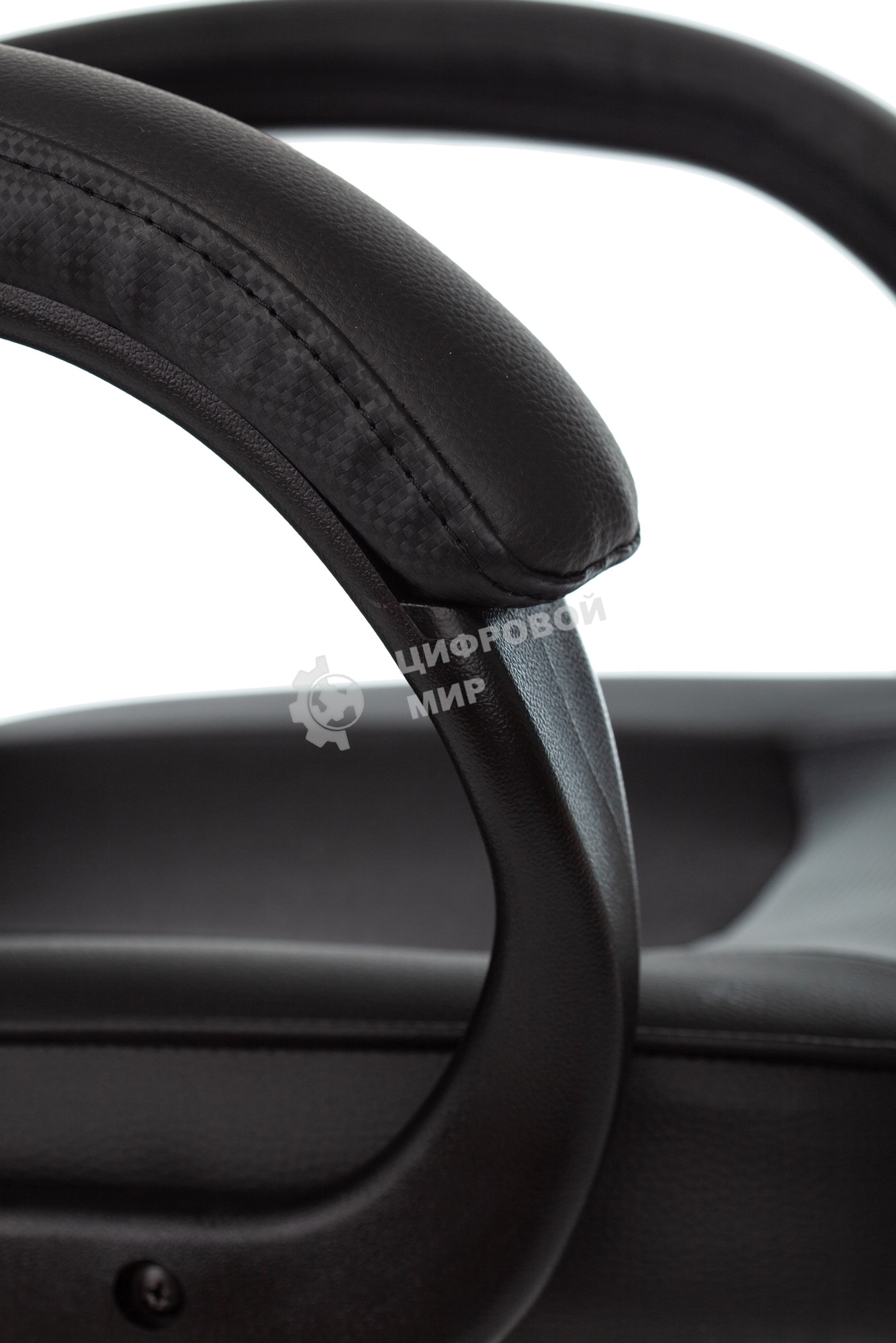 Кресло игровое Zombie GAME 17 черный, текстиль/эко.кожа, крестовина пластик