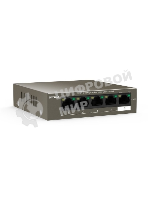 Коммутатор Tenda TEF1105P-4-63W 5PORT 10/100M