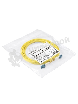 Патч-корд волоконно-оптический ExeGate FC-D-9-LC-LC-5M-LSZH (Шнур ВО SM 9/125 (OS2/G.652.D), LC/UPC-LC/UPC, Duplex, LSZH, 5м)