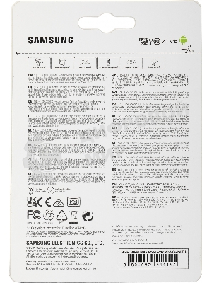 Флеш карта microSDXC 64GB Samsung EVO Plus Memory Card Samsung UHS-I U1 Class 10, Adapter, 130 MB/s, 10000 циклов, - 25°C to 85°C, RTL Samsung MB-MC64KA