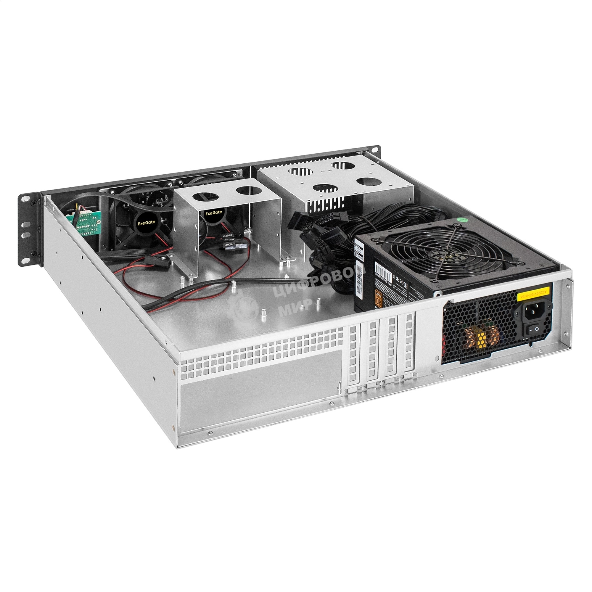 Серверный корпус ExeGate Pro 2U400-02 (RM 19