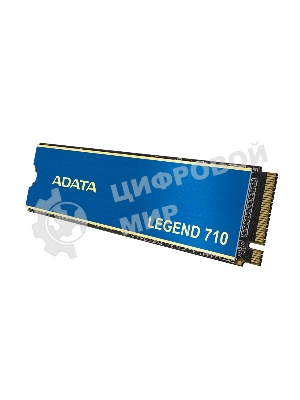 Накопитель SSD ADATA LEGEND 710, 1Tb, PCIe 3.0 x4, M.2 2280, NVMe, R/W 2400/1800, с радиатором