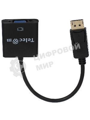 Кабель-переходник DP --> VGA-F 0,2m, Telecom (TA522)