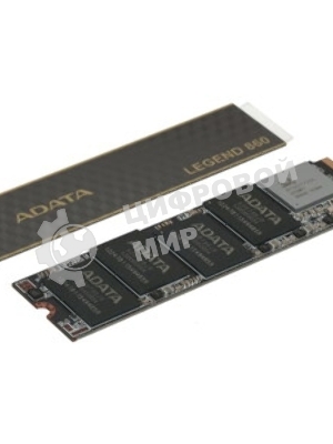 Накопитель SSD ADATA LEGEND 860, 2Tb, PCIe 4.0 x4, M.2 2280, NVMe, R/W 6000/5000, с радиатором
