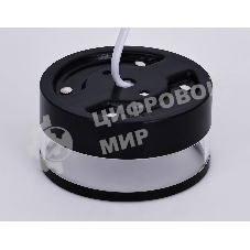Светильник Ambrella light TN5506 SBK/CL черный песок/прозрачный GX53 D85*43
