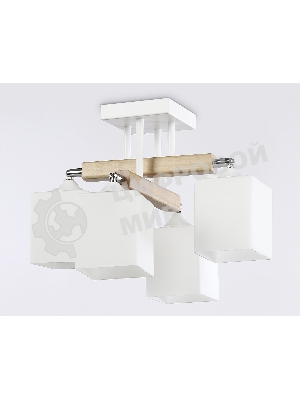 Светильник Ambrella light TR9512/4 WH/CH/FR белый/хром/белый матовый E27*4 max 40W D567*266