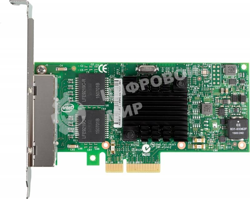 Сетевой адаптер Intel I350-T4V2 (I350T4V2, I350T4V2BLK)