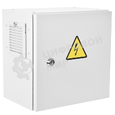 Шкаф ЭКОНОМ уличный всепогодный настенный укомплектованный (В600 Ш600 Г300), комплектация T2-IP65