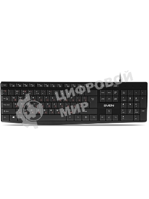 Клавиатура SVEN KB-S305 проводная, USB Type-A, чёрный