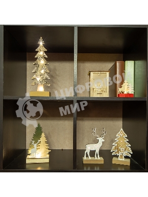 Деревянная фигурка с подсветкой 