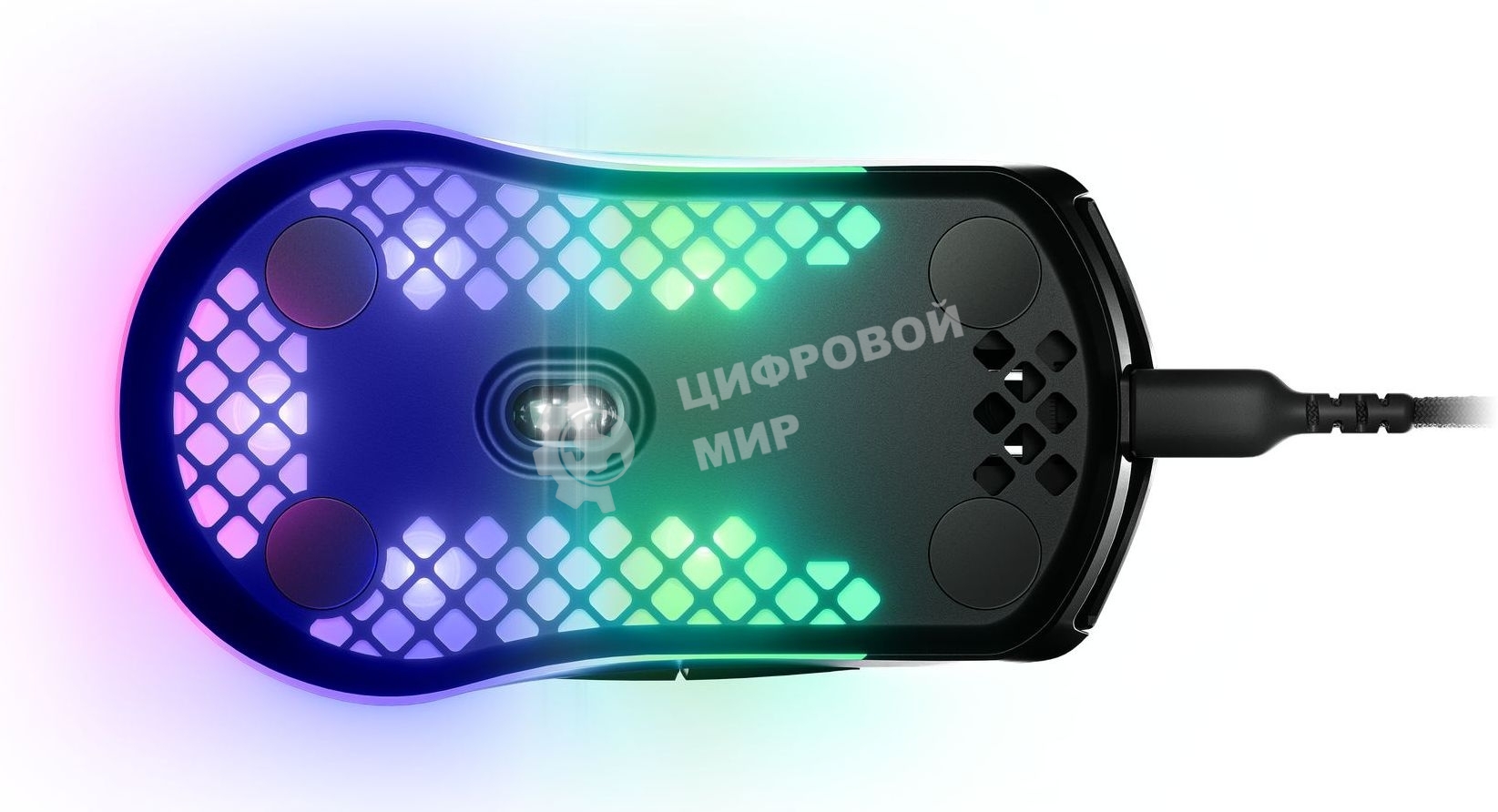 Мышь проводная игровая SteelSeries Aerox 3 черный (62599)