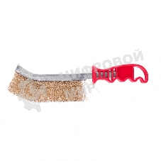 Щетка Matrix металлическая латунированная, пластиковая ручка