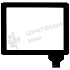 Сенсорное стекло (тачскрин) для DNS AirTab M975w, черное