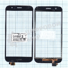 Сенсорное стекло (тачскрин) для Huawei G7 Plus, черное