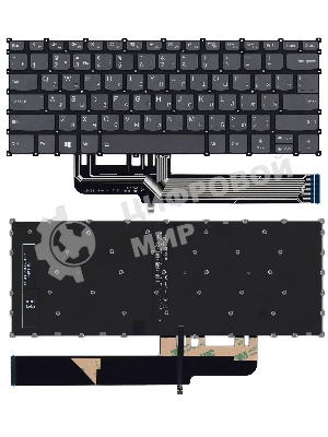 Клавиатура для ноутбука Lenovo XIAOXIN Air-14 2019 540S-14 черная с подсветкой