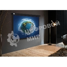 Экран Cactus 127x127см Wallscreen CS-PSW-127X127-BK 1:1 настенно-потолочный рулонный черный