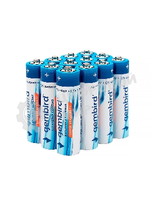 Батарейки солевые Gembird GB-R6P-12F, тип AA, 12шт, пленка