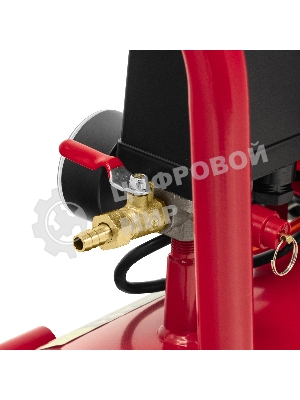 Компрессор безмасляный малошумный SPC 1500/24, 1500 Вт, ресивер 24 л, 260 л/мин MTX