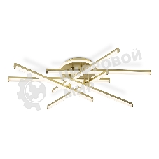 Потолочный светодиодный светильник Ambrella light FL6254 GD золото 97W 3000K-6400K 805*760*170 (ПДУ ИК)