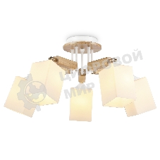 Светильник Ambrella light TR9518/5 WH/GD/FR белый/золото/белый матовый E27*5 max 40W D670*260
