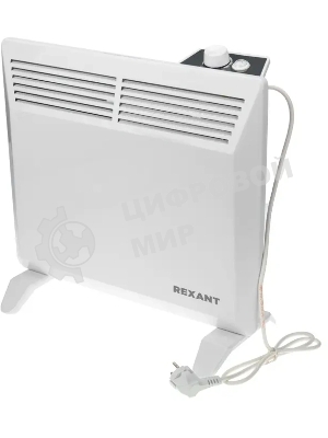 Конвектор электрический Rexant белый, 1000 Вт, 15 м2, термостат