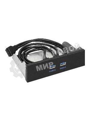 Планка USB на переднюю панель ExeGate U5H-615, 5,25