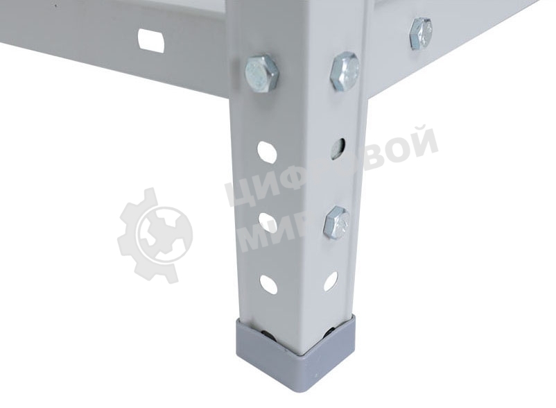 Стеллаж Практик ES пол.:4 разборная 1450x750x300мм серый