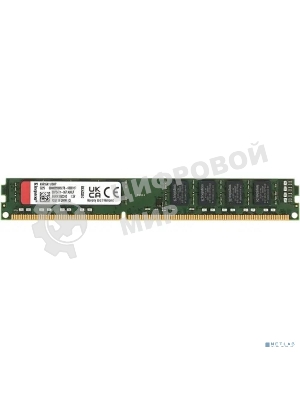 Оперативная память Kingston ValueRAM, DDR3, 8GB (1x8GB), 1600MHz, CL11, DIMM