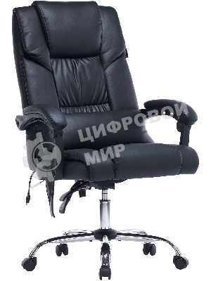 Кресло Cactus CS-CHR-OC02M-BK черный, экокожа