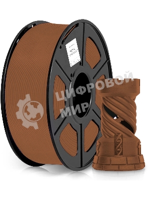 Пластик для принтера 3D Cactus CS-3D-PETG-1KG-COFFEE PETG d1.75мм 1кг L316м 1цв.
