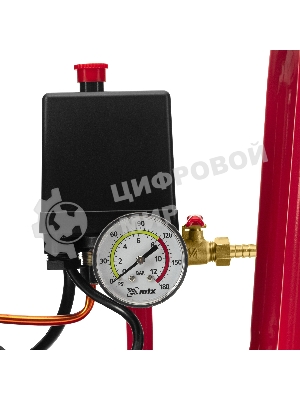 Компрессор безмасляный малошумный SPC 1500/24, 1500 Вт, ресивер 24 л, 260 л/мин MTX