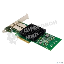 Сетевая карта ORIENT XWT-MCX3PE8 2SFP+, PCI-Ex8 v3.0 2xSFP+ 10Gbps Server NIC, Mellanox ConnectX-3 chipset, 10/1 Гбит/с, 2 планки крепления в комплекте (33296)