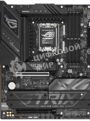 Материнская плата ASUS ROG STRIX B860-F GAMING WIFI, LGA 1851, Intel B860, 4xDDR5, 4xSATA, 4xM.2, 1xPCIe 5.0 x16, 1xPCIe 4.0 x16, 1xDP, 1xHDMI, 1x 2.5Gb LAN, 1xUSB 20Gbps, 1xUSB 10Gbps, 6xUSB-A 5Gbps, 2xUSB 2.0, 3x3.5 мм, 7.1, ATX