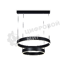 Светильник Ambrella light FA6612/2 BK черный 85W D400/600*730 (ПДУ РАДИО 2.4G)