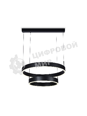Светильник Ambrella light FA6612/2 BK черный 85W D400/600*730 (ПДУ РАДИО 2.4G)